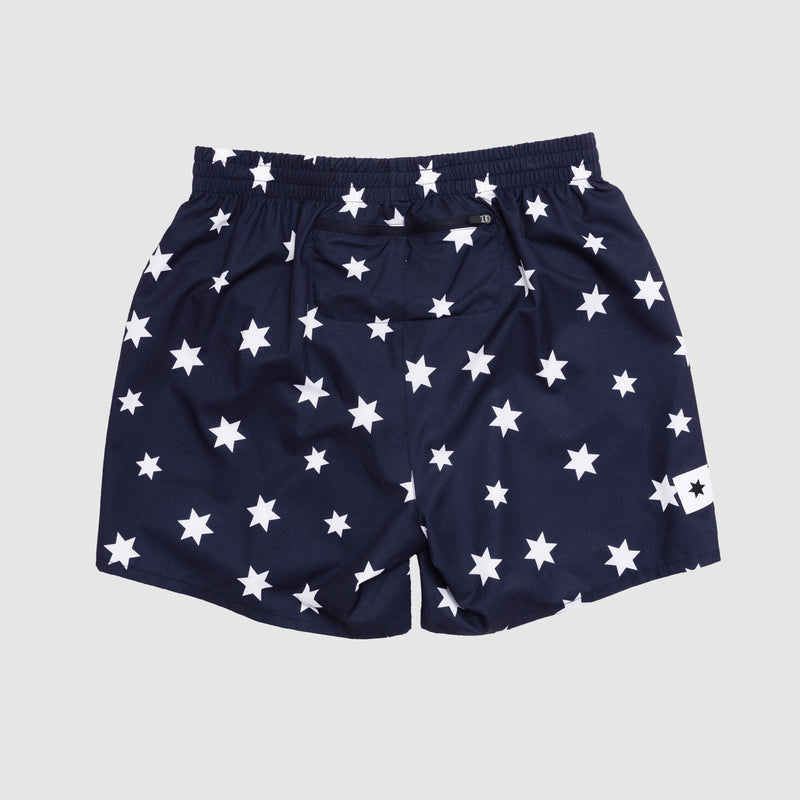 Saysky Star Pace Shorts 5'' Blå/Hvid Stars 1028 NMRSH21C1028