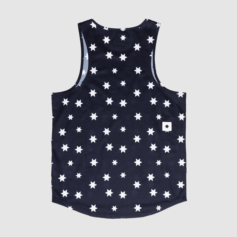 Saysky Star Combat Singlet Blå/Hvid Stars 1028 NMRSI31C1028