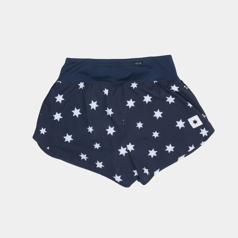 Saysky Star Pace Shorts 3" Blå/Hvid Stars 1028 NWRSH24C1028