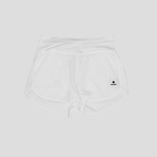 Saysky Pace Air Shorts 3'' Hvid 101 NWRSH24C101