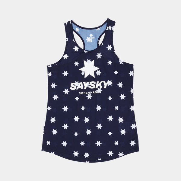 Saysky Star Combat Singlet Blå/Hvid Stars 1028 NWRSI31C1028