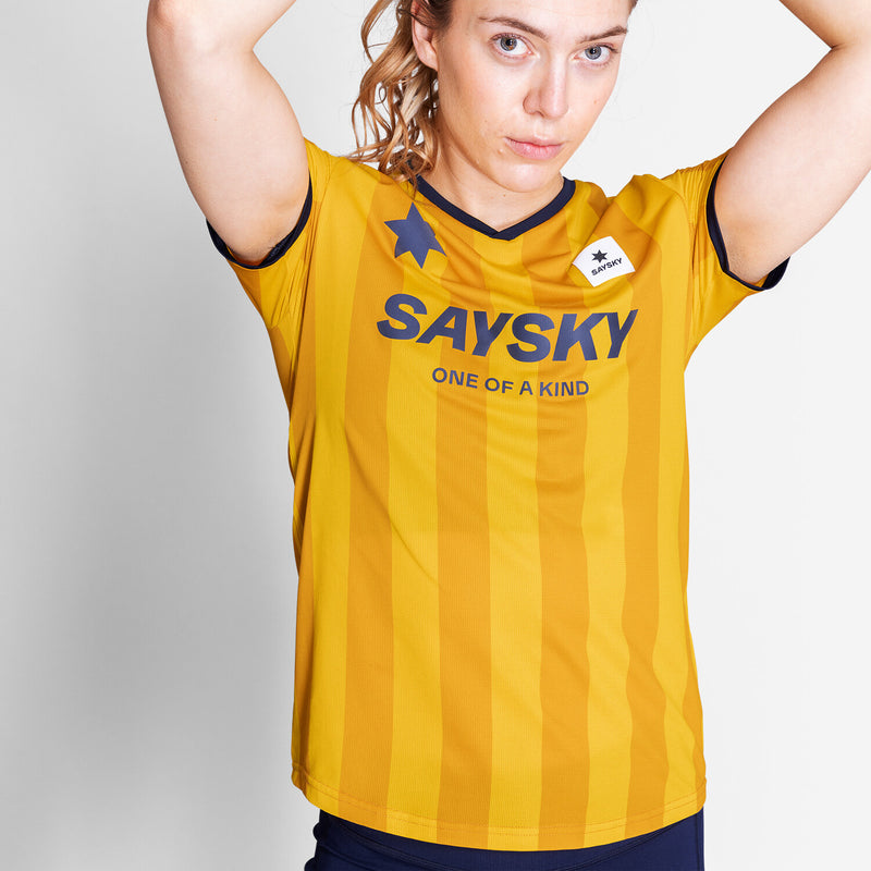 Saysky Combat T-shirt Gul Stripes 008 NWRSS31C008