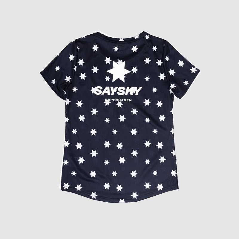 Saysky Star Combat T-Shirt Blå/Hvid Stars 1028 NWRSS31C1028