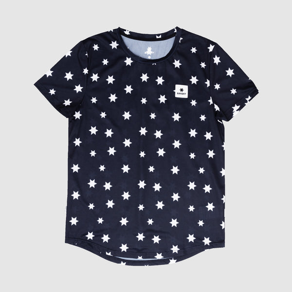Saysky Star Combat T-Shirt Blå/Hvid Stars 1028 NMRSS31C1028