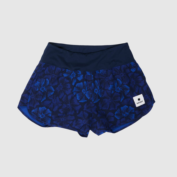Saysky Flower Pace Shorts 3" Blå Flower 1029 NWRSH24C1029