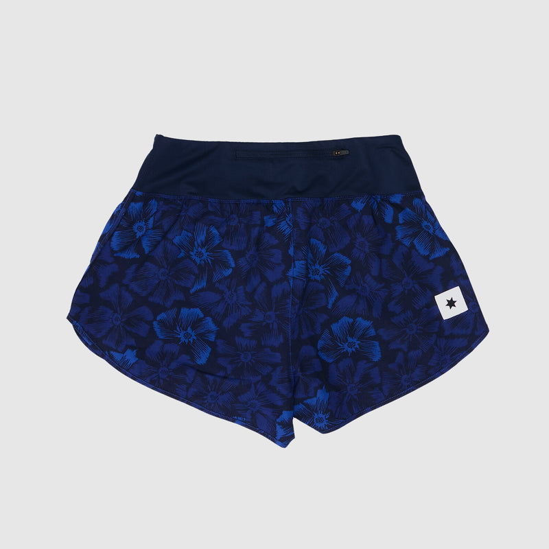Saysky Flower Pace Shorts 3" Blå Flower 1029 NWRSH24C1029