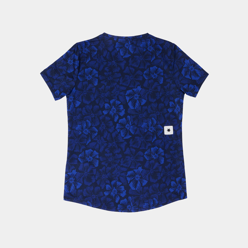Saysky Flower Combat T-Shirt Blå Flower 1029 NWRSS31C1029