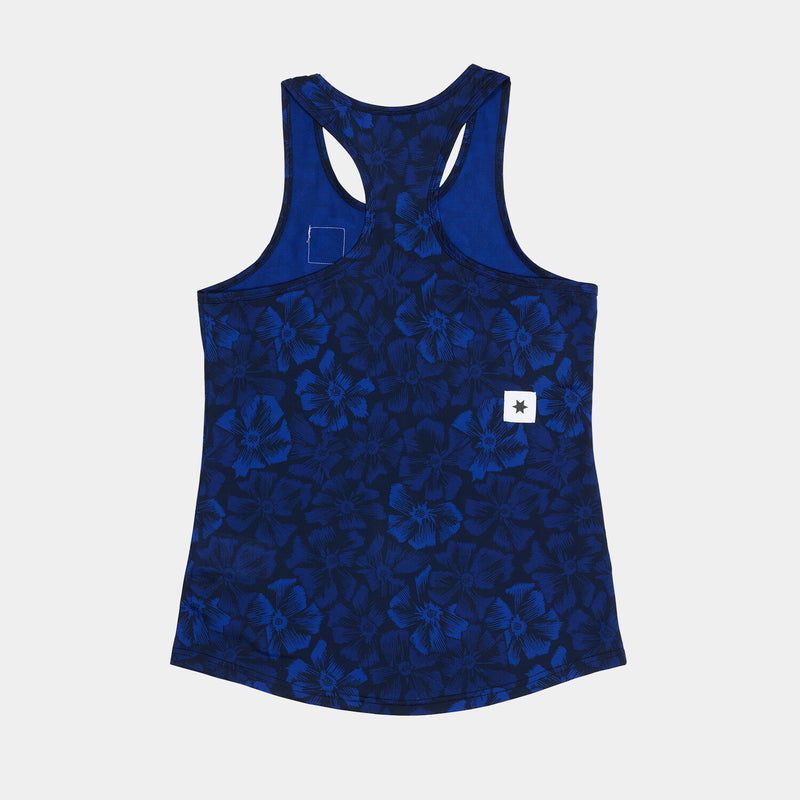 Saysky Flower Combat Singlet Blå Flower 1029 NWRSI31C1029