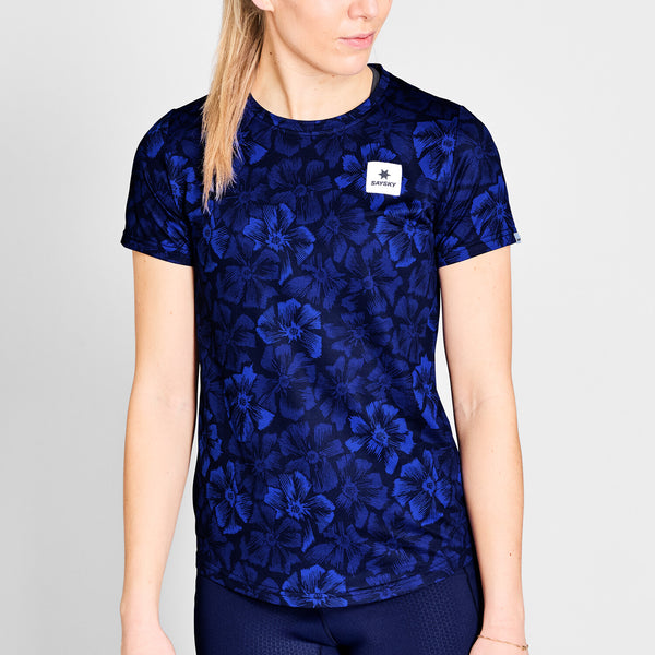 Saysky Flower Combat T-Shirt Blå Flower 1029 NWRSS31C1029