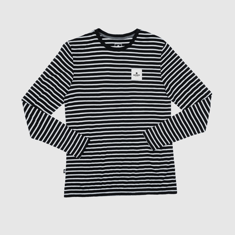Saysky Merino 165 Base Layer Long Sleeve Stripes 002 XMRLS40C002