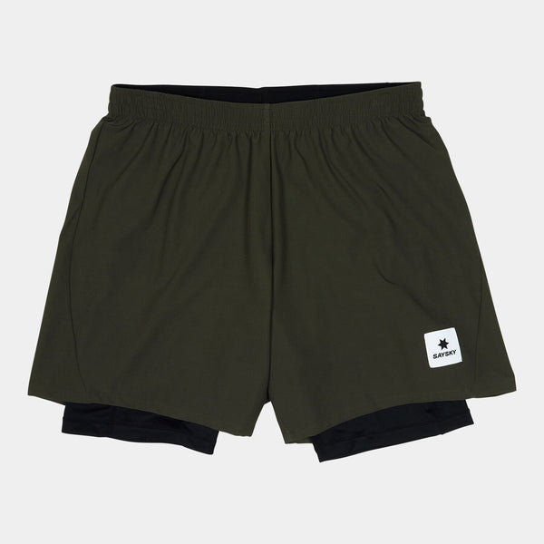Saysky 2 in 1 Pace Shorts 5'' Grøn 301 XMRSH20C301