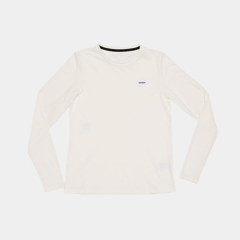 Saysky Clean Motion Long Sleeve Hvid 102 XWRLS51C102