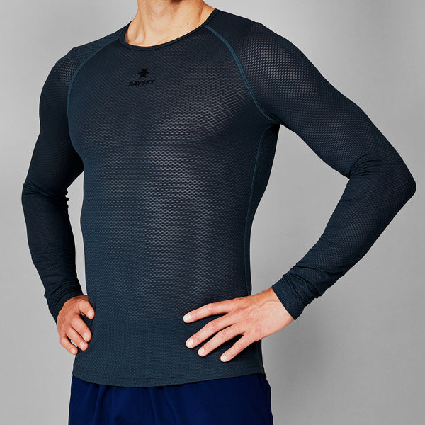 Saysky Mesh Base Layer Long Sleeve Grå 601 XMRBL32C601