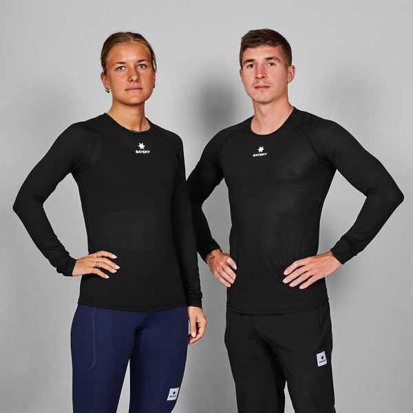 Saysky Mesh Base Layer Long Sleeve Sort 901 XMRBL32C901