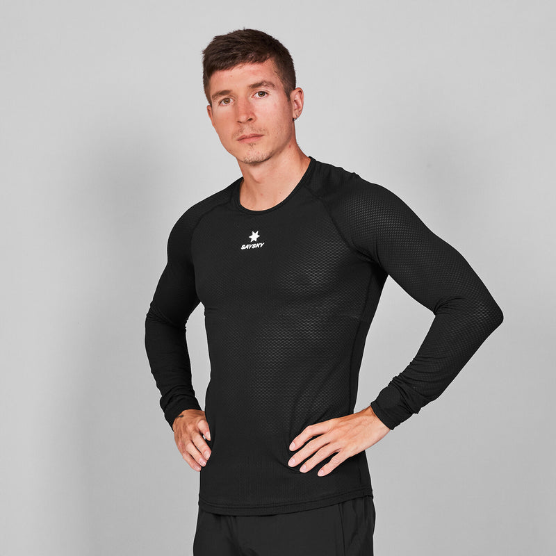 Saysky Mesh Base Layer Long Sleeve Sort 901 XMRBL32C901