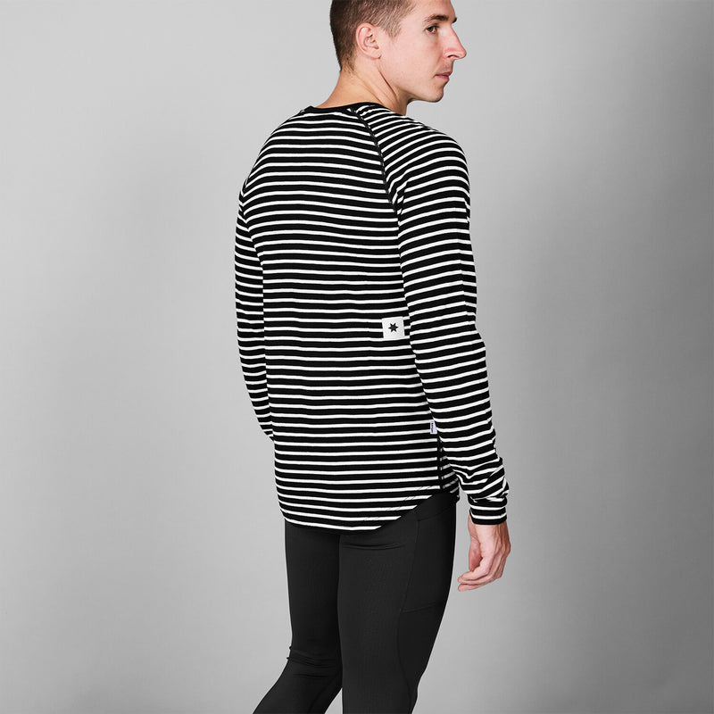 Saysky Merino 165 Base Layer Long Sleeve Stripes 002 XMRLS40C002