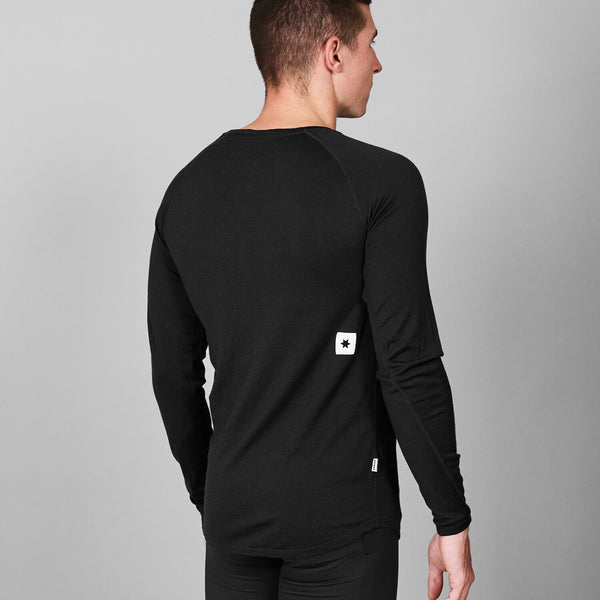 Saysky Merino 165 Base Layer Long Sleeve Sort 901 XMRLS40C901