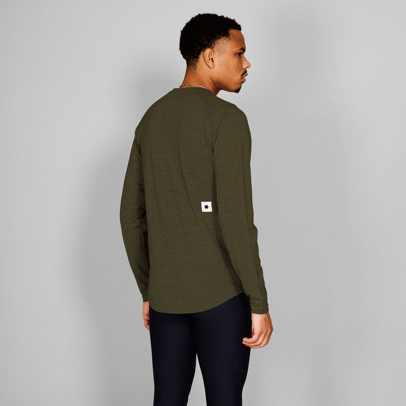Saysky Merino 165 Base Layer Long Sleeve Grøn 3001 XMRLS40C3001