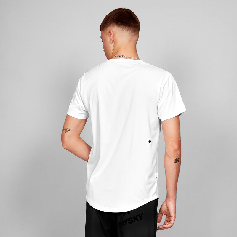 Saysky Clean Combat Pro T-shirt Hvid 101 XMRSS30C101