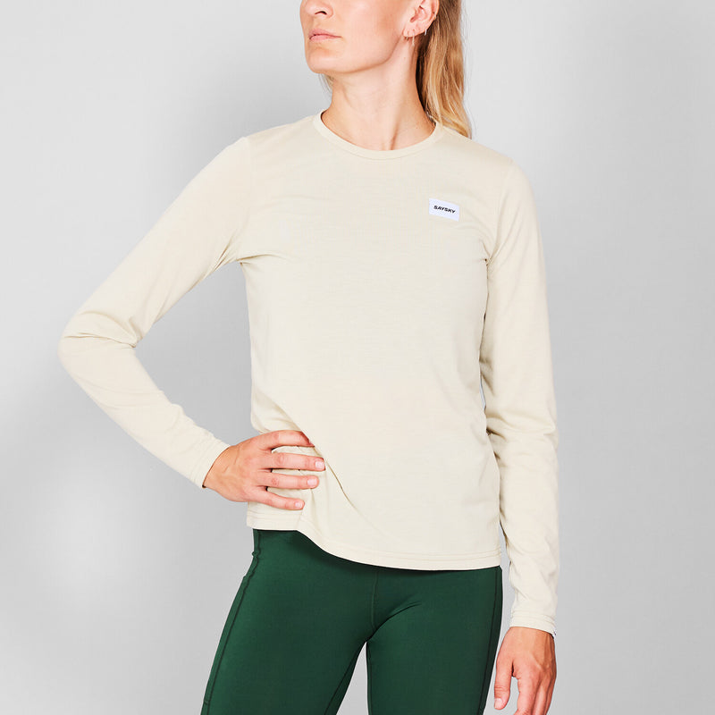 Saysky Clean Motion Long Sleeve Hvid 102 XWRLS51C102