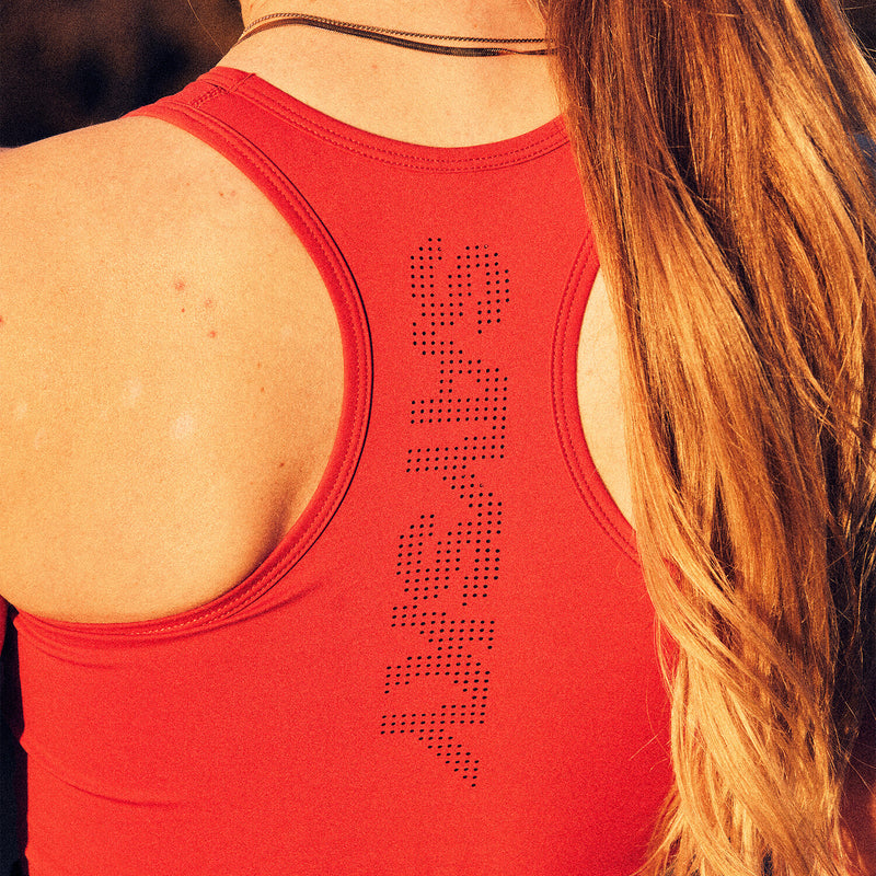 Saysky Flow Race Crop Top Rød 506 NWRSB61C506