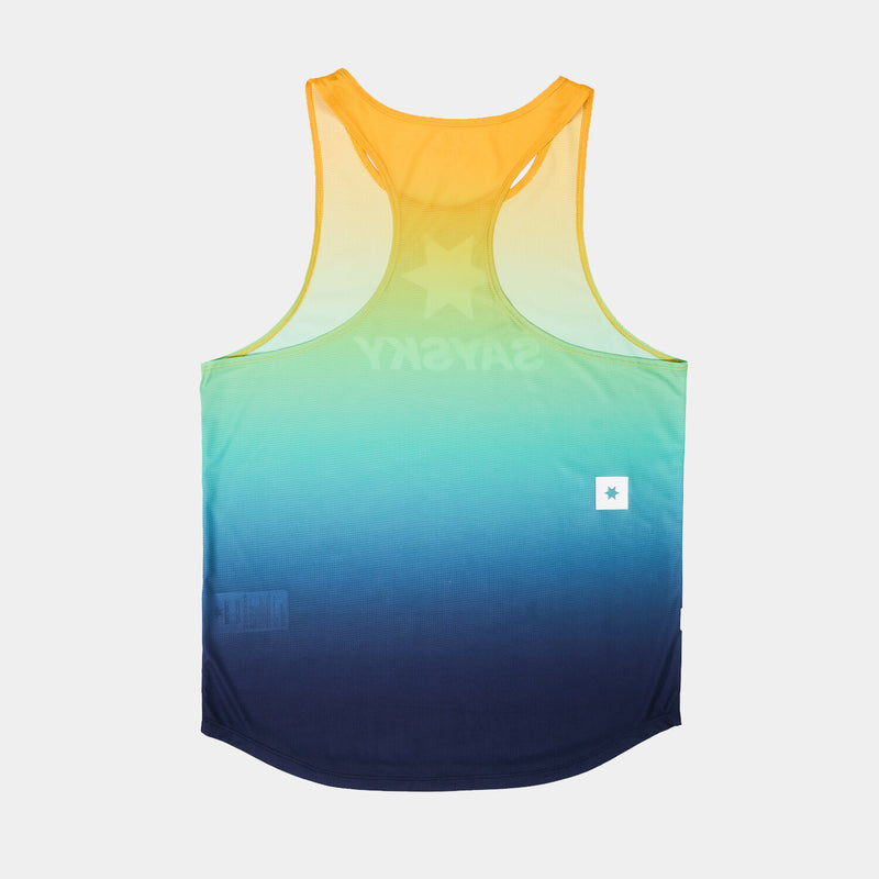 Saysky Drip Dye Flow Singlet Blå/Gul/Grøn Drip Dye 1032 NMRSI60C1032