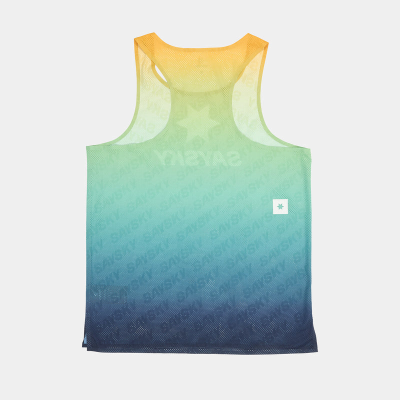 Saysky Drip Dye Flow Air Singlet Blå/Gul/Grøn Drip Dye 1032 NMRSI62C1032