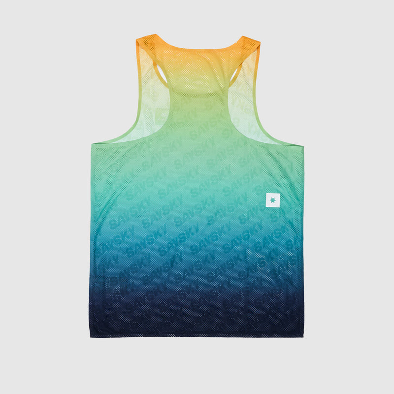 Saysky Drip Dye Flow Air Singlet Blå/Gul/Grøn Drip Dye 1032 NMRSI63C1032