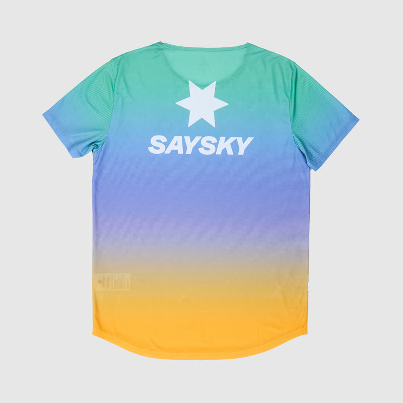 Saysky Drip Dye Flow T-Shirt Lilla/Grøn/Gul Drip Dye 1033 NMRSS60C1033