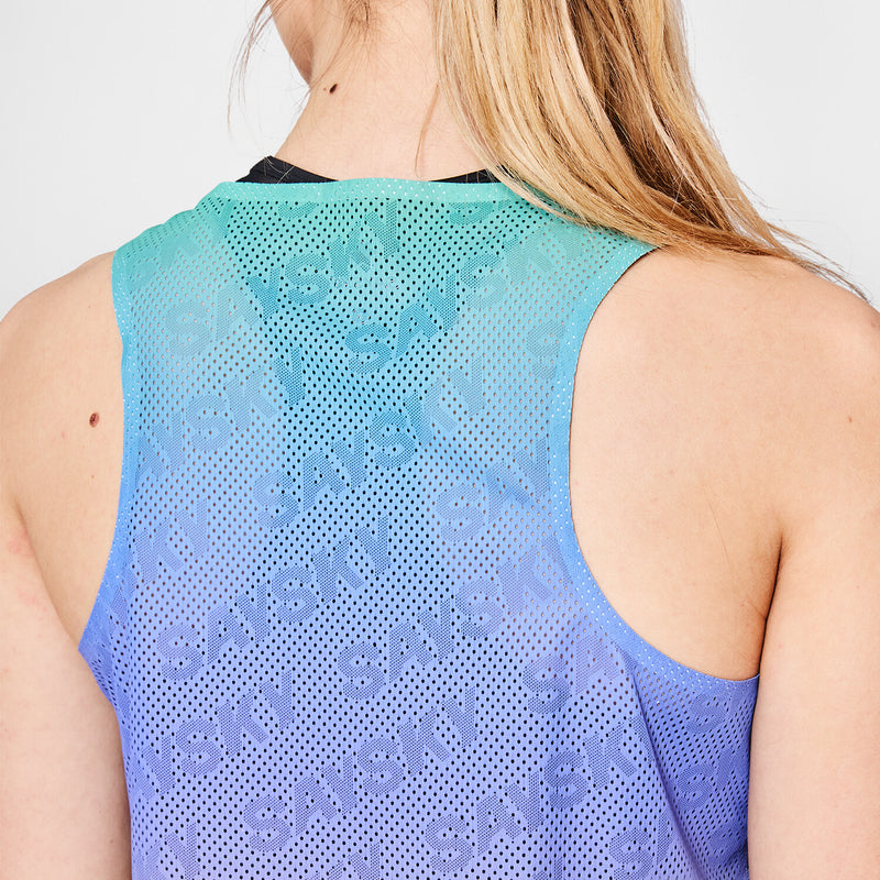 Saysky Drip Dye Flow Air Singlet Lilla/Grøn/Gul Drip Dye 1033 NWRSI62C1033