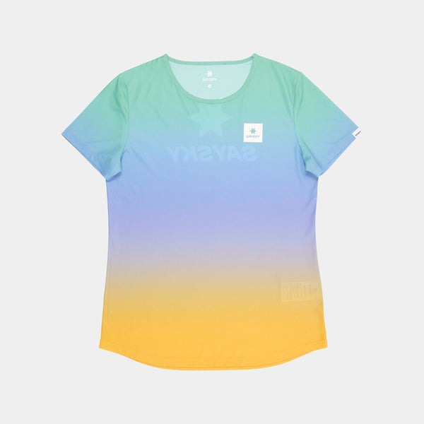 Saysky Drip Dye Flow T-Shirt Lilla/Grøn/Gul Drip Dye 1033 NWRSS60C1033