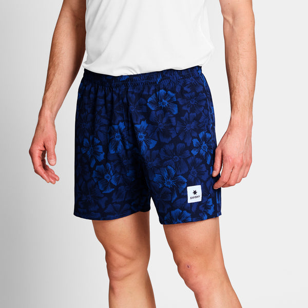 Saysky Flower Pace Shorts 5'' Blå Flower 1029 NMRSH21C1029