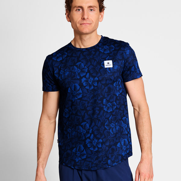 Saysky Flower Combat T-Shirt Blå Flower 1029 NMRSS31C1029