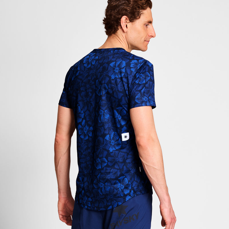 Saysky Flower Combat T-Shirt Blå Flower 1029 NMRSS31C1029