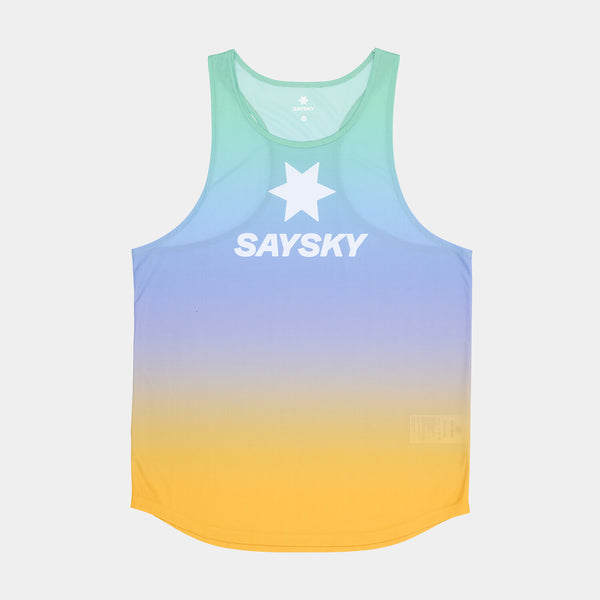 Saysky Drip Dye Flow Singlet Lilla/Grøn/Gul Drip Dye 1033 NMRSI60C1033
