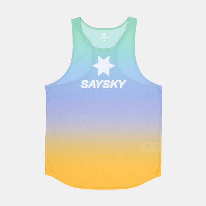 Saysky Drip Dye Flow Singlet Lilla/Grøn/Gul Drip Dye 1033 NMRSI60C1033