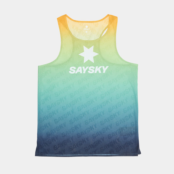 Saysky Drip Dye Flow Air Singlet Blå/Gul/Grøn Drip Dye 1032 NMRSI62C1032