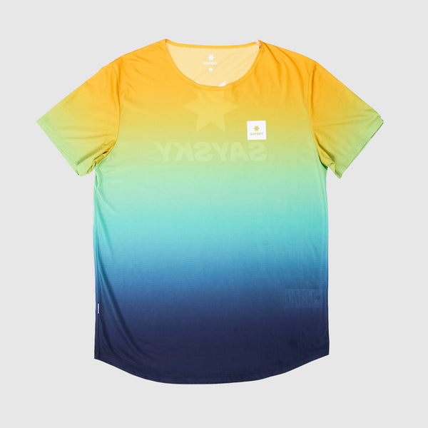 Saysky Drip Dye Flow T-Shirt Blå/Gul/Grøn Drip Dye 1032 NMRSS60C1032