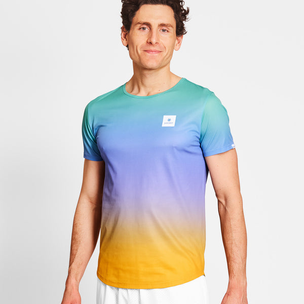 Saysky Drip Dye Flow T-Shirt Lilla/Grøn/Gul Drip Dye 1033 NMRSS60C1033