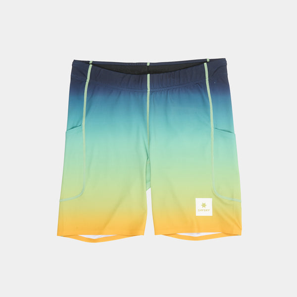 Saysky Drip Dye Combat+ Short Tights 7" Blå/Gul/Grøn Drip Dye 1032 NMRST33C1032