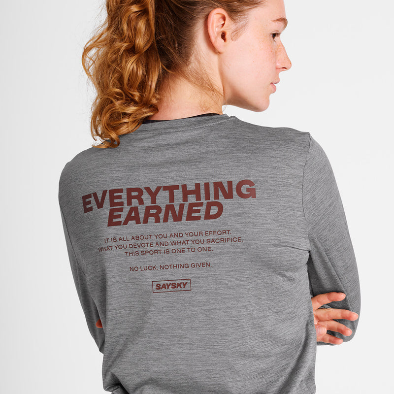 Saysky Statement Pace Long Sleeve Grå 6004 OMRLS22C6004