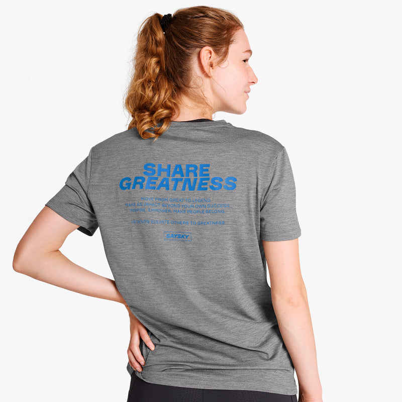 Saysky Statement Pace T-Shirt Grå 6004 OMRSS21C6004