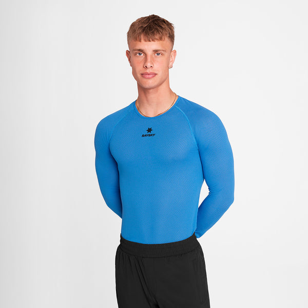 Saysky Mesh Base Layer Long Sleeve Blå 220 OMRBL32C220