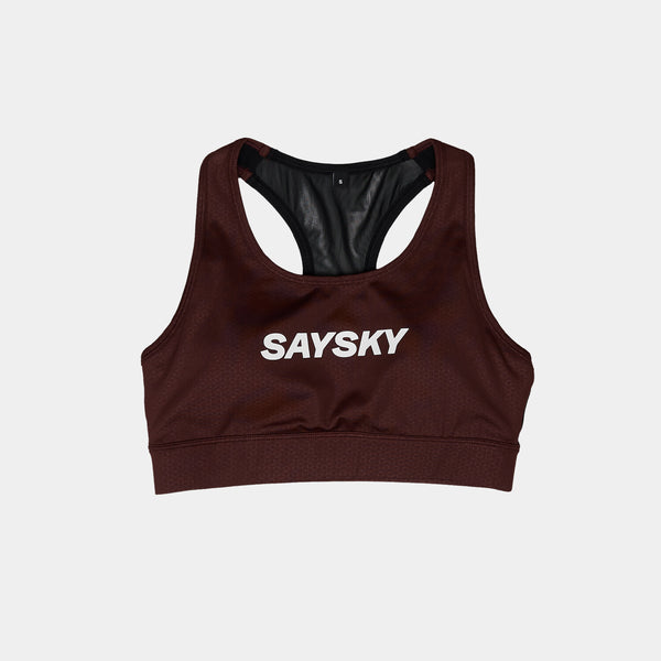 Saysky Logo Combat Sports Bra Rød 508 OWRSB30C508