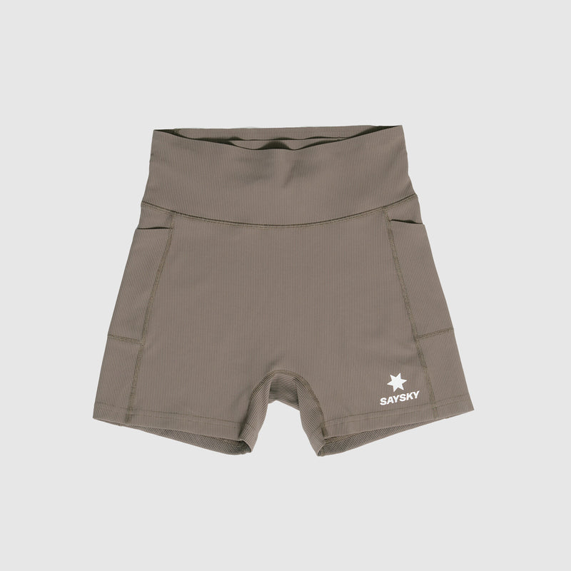 Saysky Combat+ Rib Short Tights 4'' Taupe 714 OWRST22C714