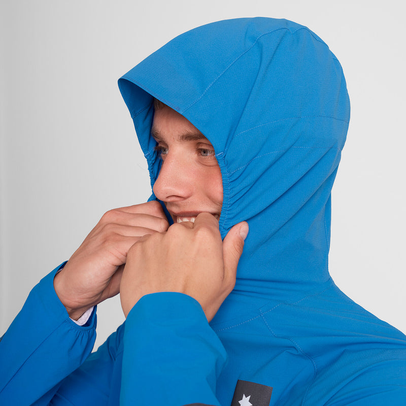 Saysky Clean Pace Flex Hooded Jacket Blå 220 OMRJA20C220