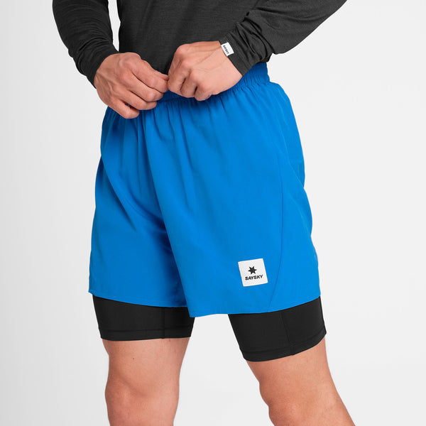 Saysky 2 in 1 Pace Shorts 5'' Blå 220 OMRSH20C220