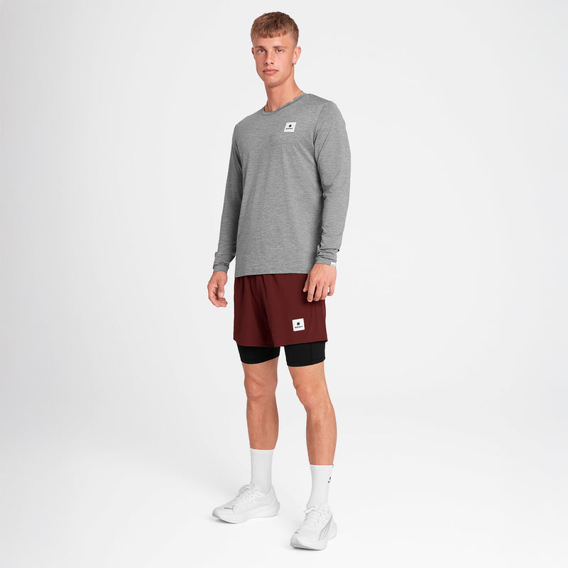 Saysky 2 in 1 Pace Shorts 5'' Rød 509 OMRSH20C509