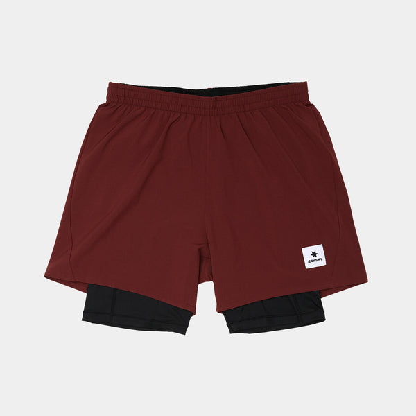 Saysky 2 in 1 Pace Shorts 5'' Rød 509 OMRSH20C509