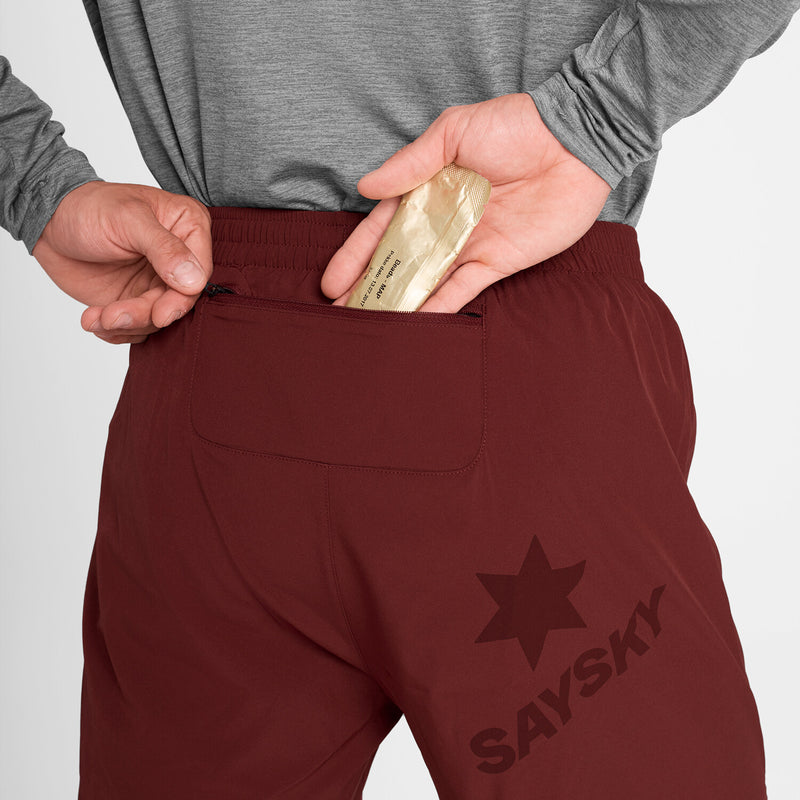 Saysky 2 in 1 Pace Shorts 5'' Rød 509 OMRSH20C509